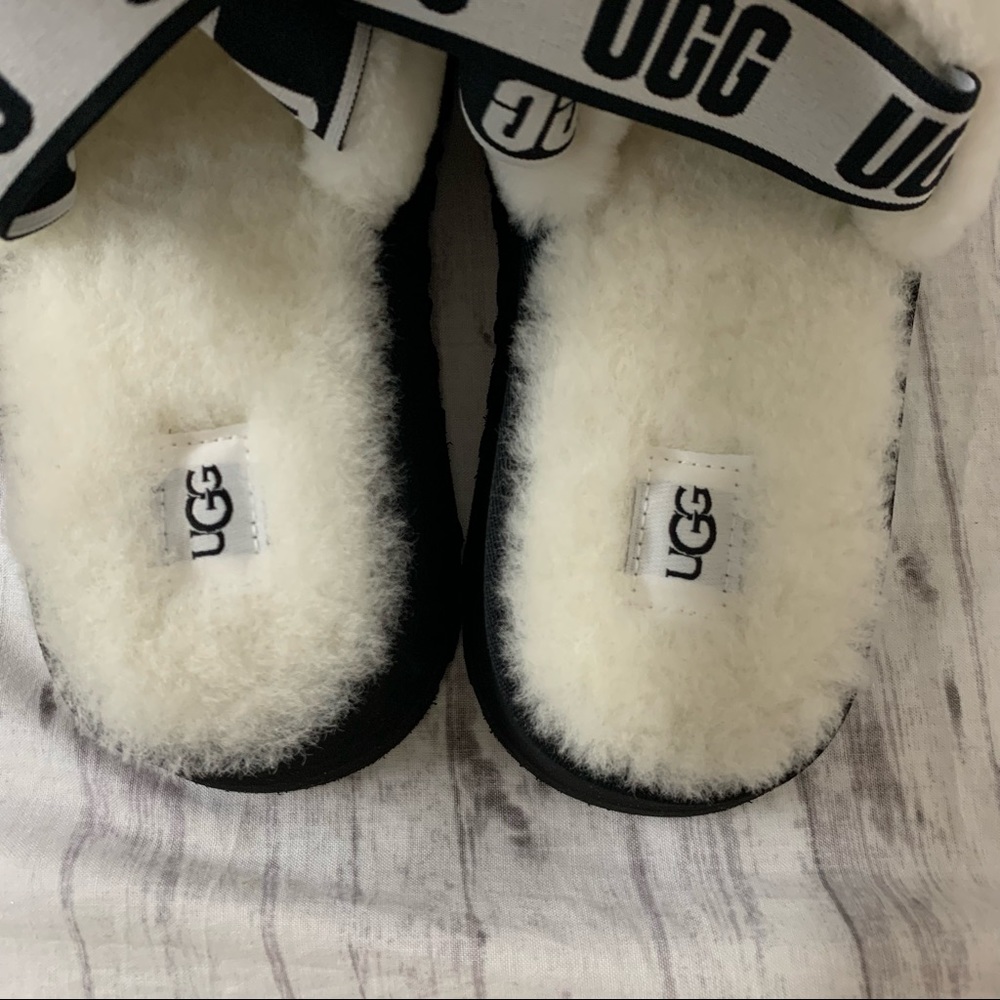 Women's UGG Disco Slide White Sheepskin - Picture 8 of 14